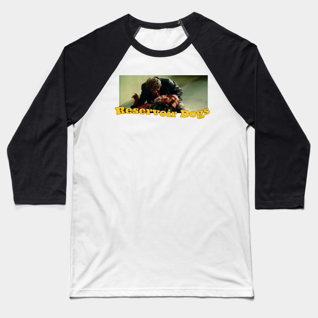Reservoir Dogs Mr White Mr Orange Baseball T-Shirt by Freddynewandyke